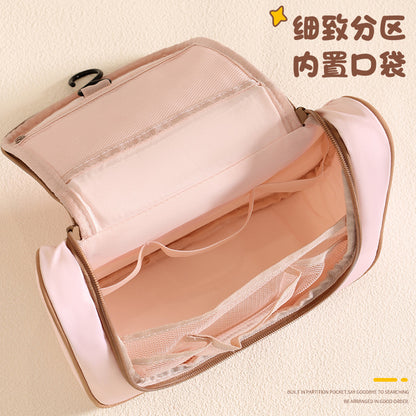 Beilian Hook-To-Attach Toiletry Bag New Travel Hanging Toiletries Organizer Embroidered Cute Portable Makeup Bag - image 3