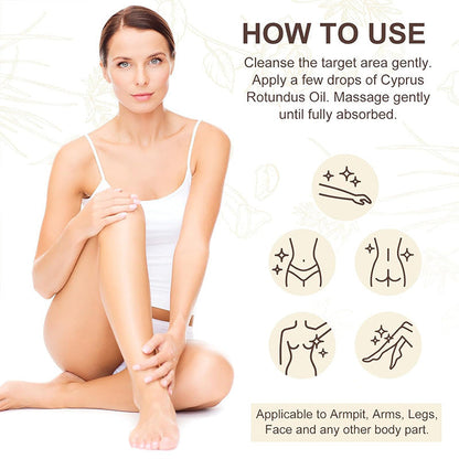 Cyperus Oil Hair Removal Treatment Essential Oil for Smooth,
