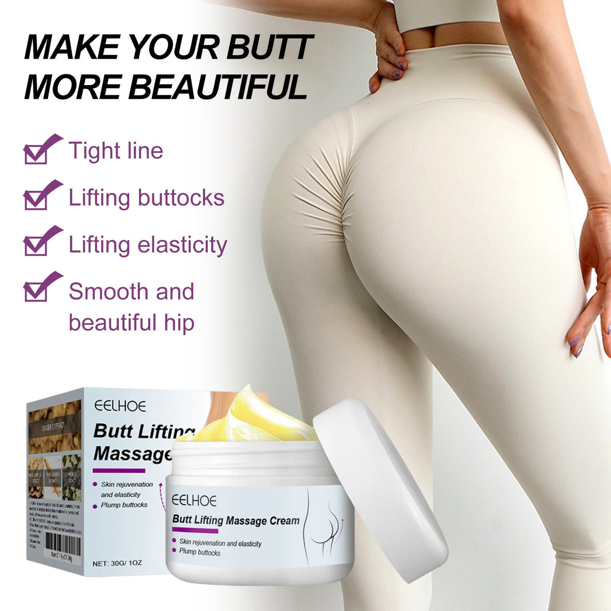 Firming Body Cream for Lifting and Enhancing Buttock Elasticity